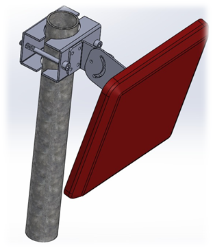RFID 10 inch pannel antenna – North American variant (902-928 MHz)